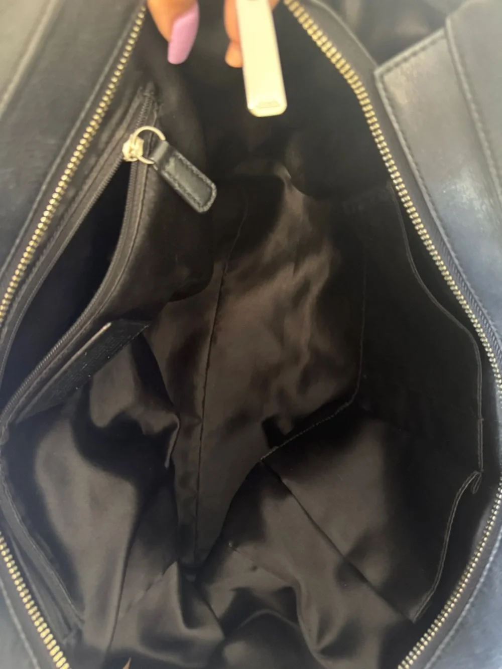 Coach Taylor Alexis black leather carry all